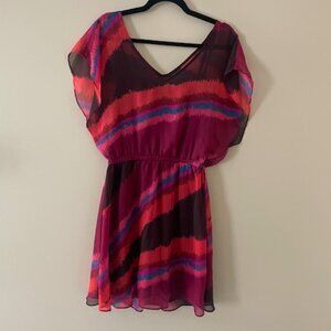 Express multi color dress size M